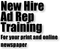 New Hire Newspaper Ad Sales Training