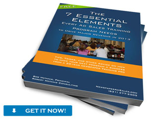 Download Our FREE E-book: "The 7 Essential Elements Of Successful Ad Sales Training Initiatives"